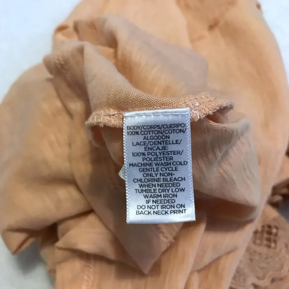 Loft Peach Crochet Tank Top Women XS - Picture 8 of 8